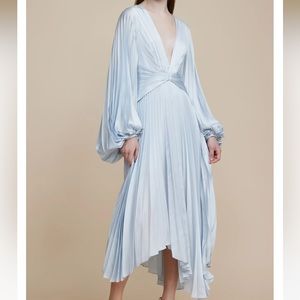 Acler Palms Pleated Dress! Worn Once!